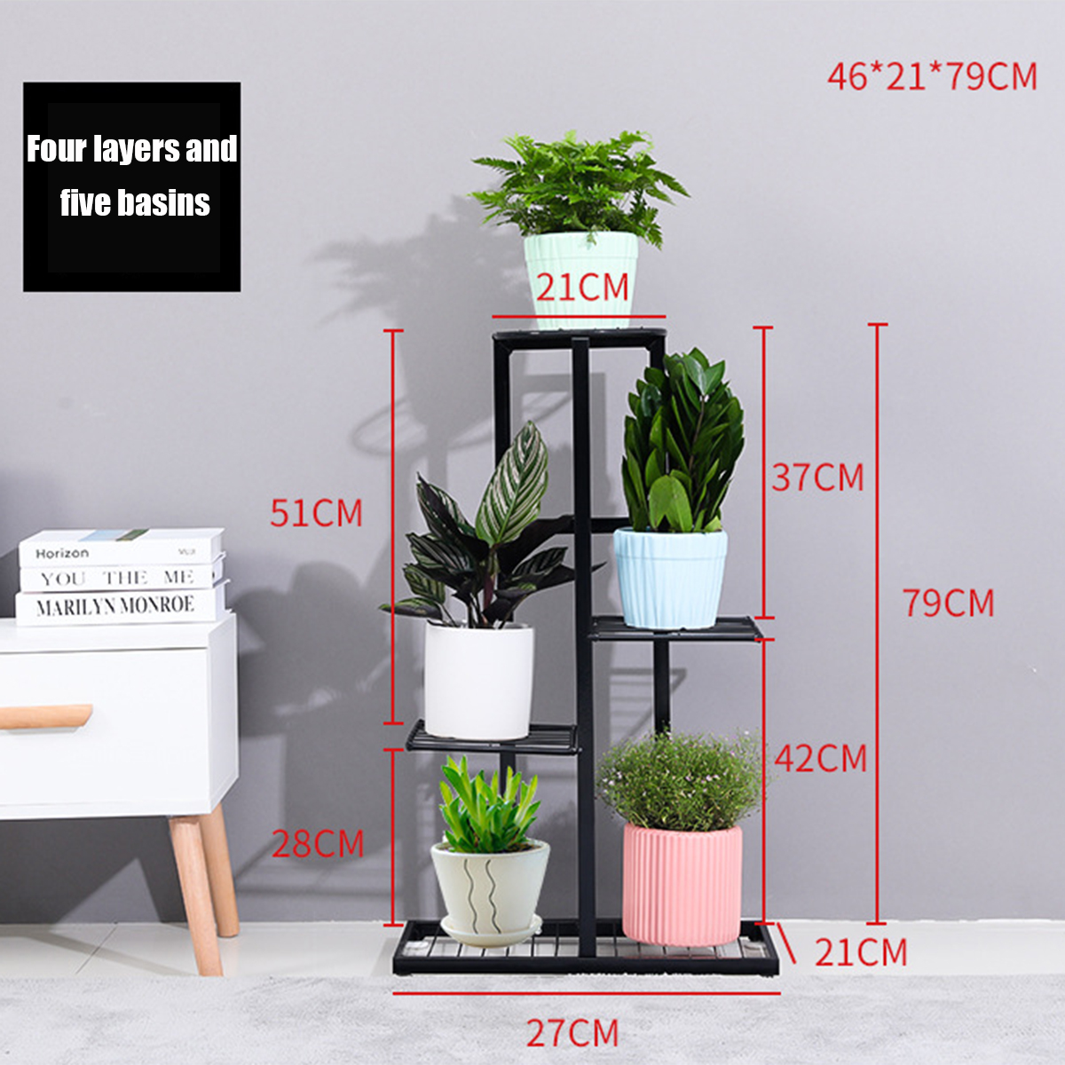 46-Layers-Plant-Flower-Stand-Metal-Flower-Pot-Shelf-Garden-Rack-Bookshelf-Display-Rack-Holder-Home-O-1757511-8