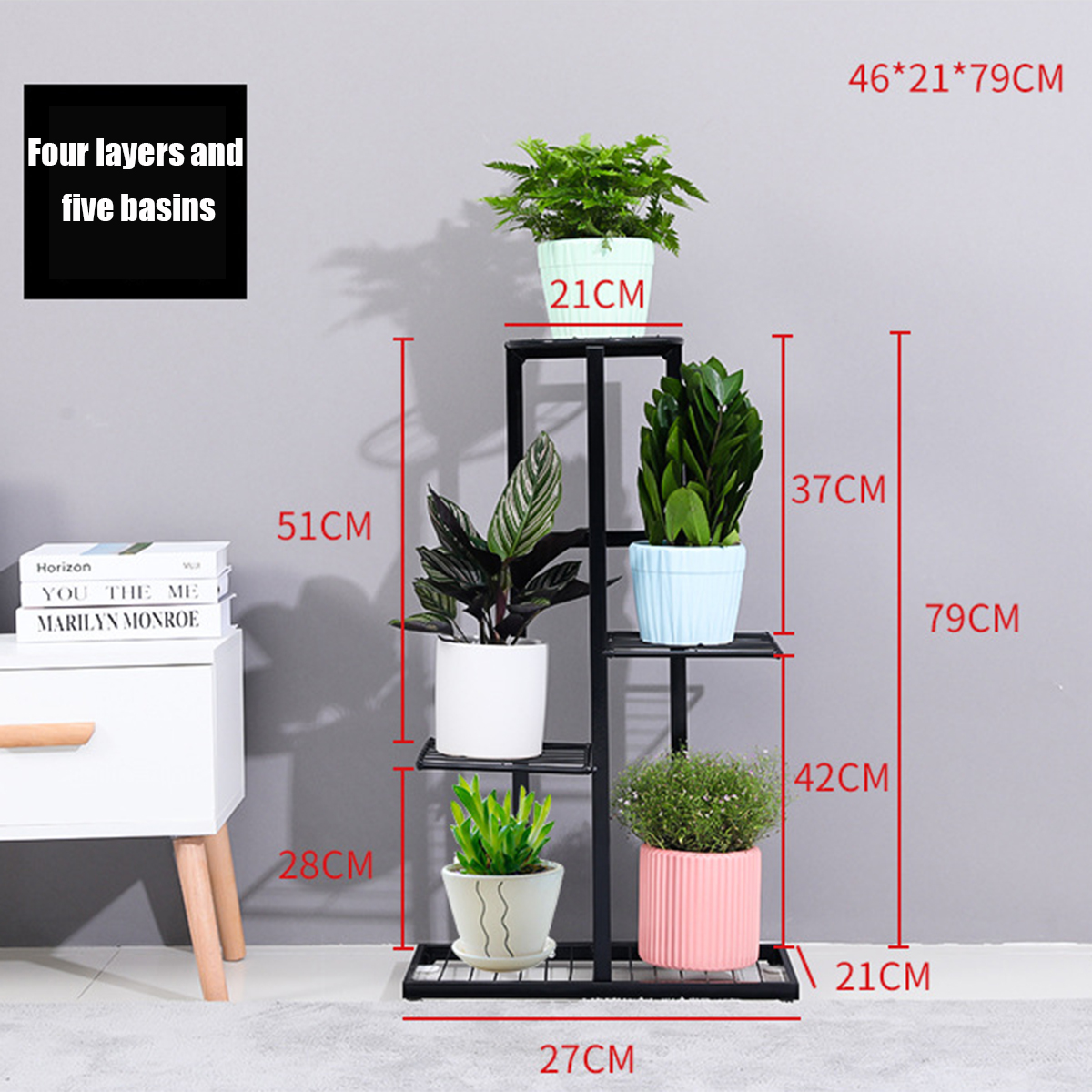 46-Layers-Plant-Flower-Stand-Metal-Flower-Pot-Shelf-Garden-Rack-Bookshelf-Display-Rack-Holder-Home-O-1757511-8
