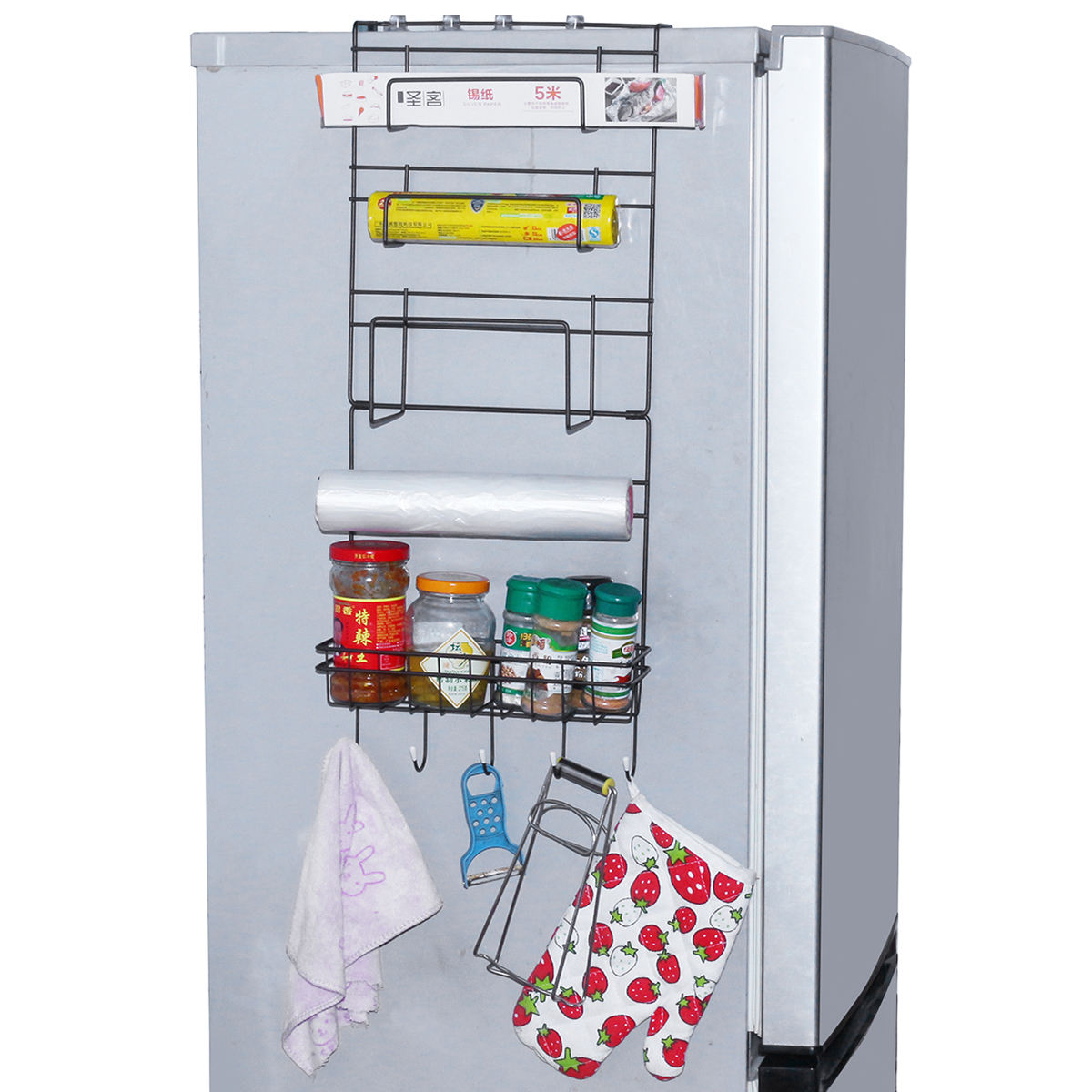 5-Tiers-Iron-Wall-Mount-Kitchen-Freezer-Door-Spice-Rack-Storage-Shelf-Cabinet-Organizer-Fridge-Holde-1643540-2