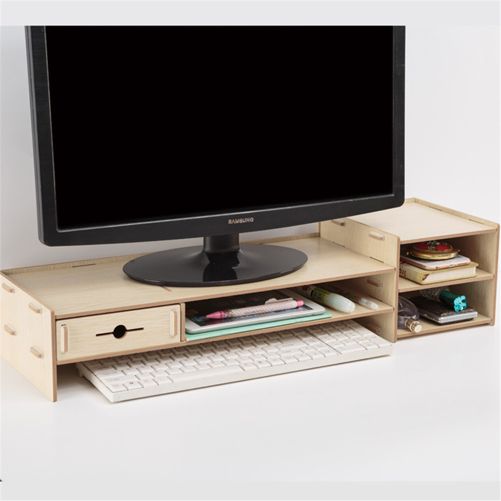 6-Colors-Multi-function-Desktop-Monitor-Stand-Computer-Laptop-Screen-Riser-Wood-Shelf-Desk-Storage-H-1617069-4