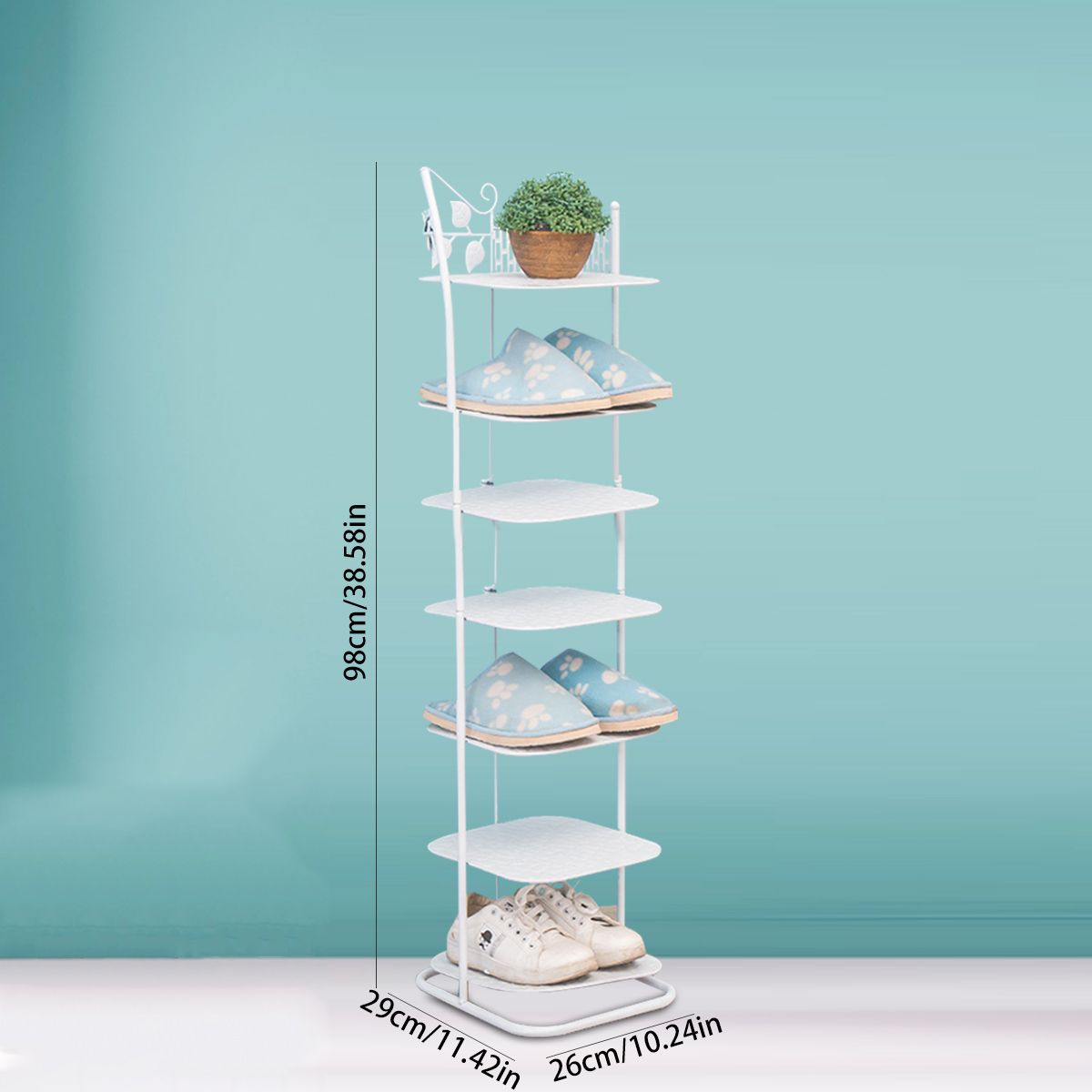 Iron-Multi-layer-Shoe-Shelf-Rack-Simple-Household-Space-Saving-Economy-Shoe-Cabinet-Mini-Small-Stora-1667310-7