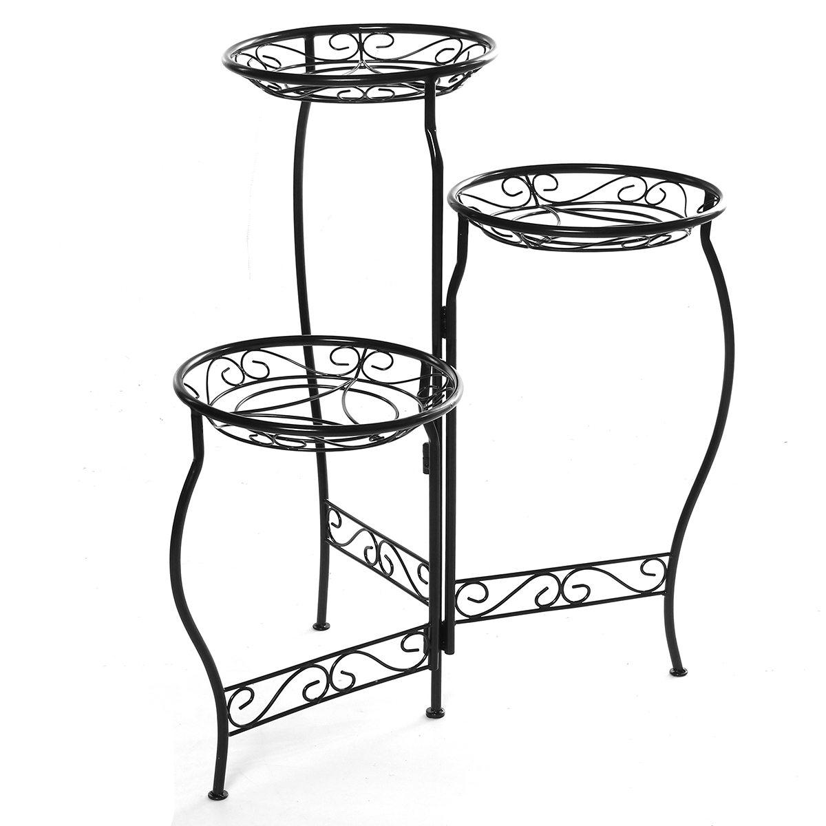 Metal-Flower-Pot-Stand-3-Tiers-Rounded-Plant--Holder-Indoor-Outdoor-Flower-Plant-Stand-Displaying-Ra-1797075-8