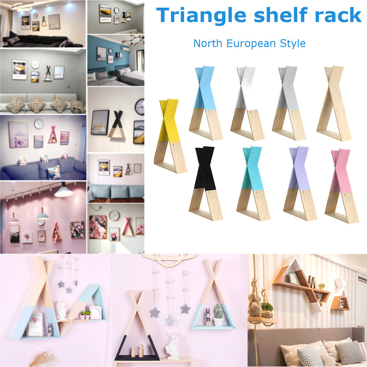 Nordic-Wooden-Triangle-Shelf-Wall-Hanging-Storage-Rack-Bookshelf-Office-Home-Decorations-Stand-1636931-1
