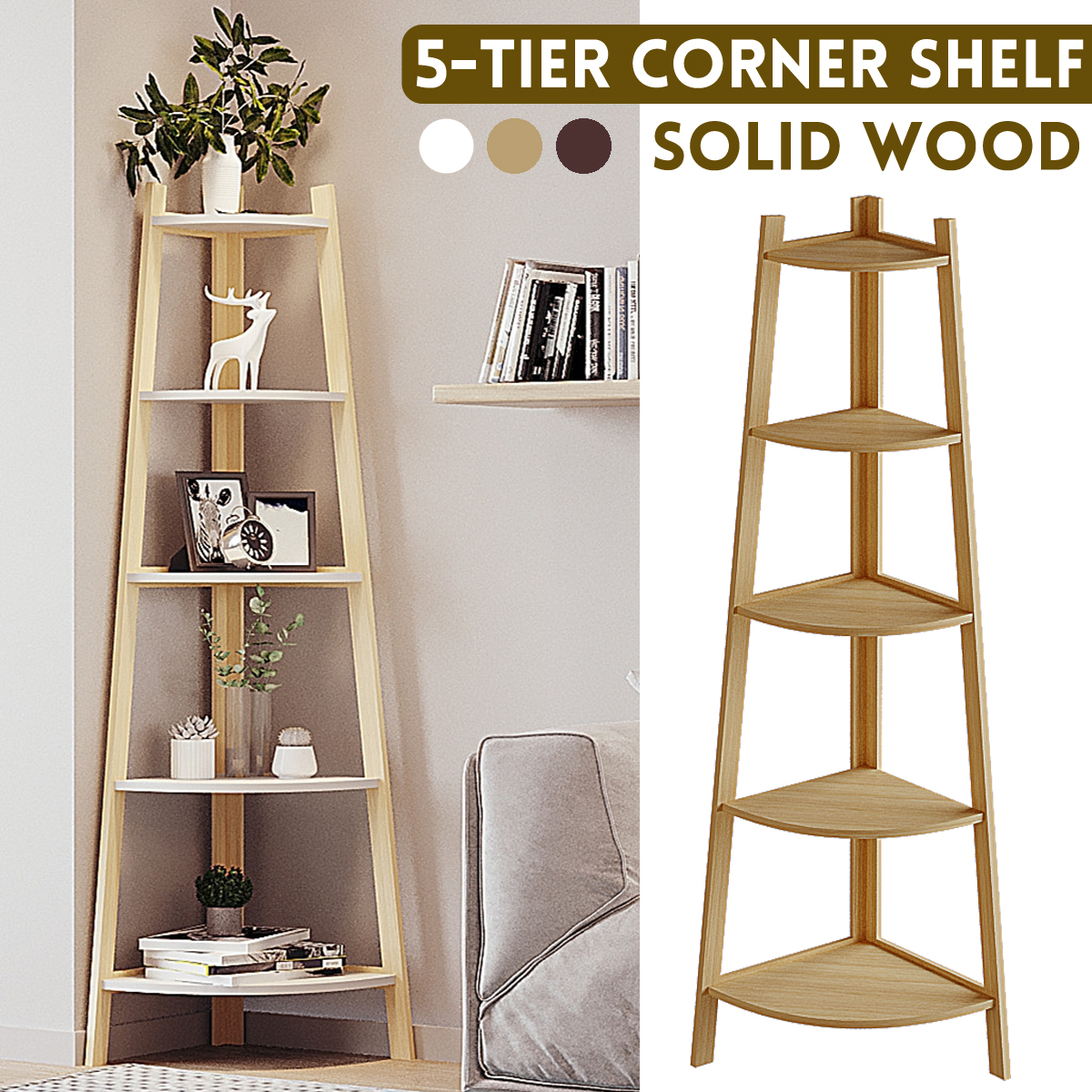 Stylish-Corner-Ladder-Shelving-Unit-5-Tier-Wall-Leaning-Bookcase-Storage-Display-Book-Accessories-St-1840067-1