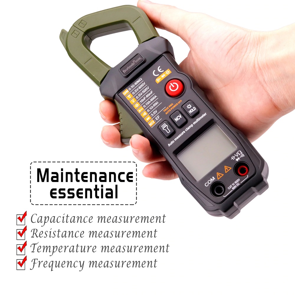 Borbede-Digital-Clamp-Meter-Multimeter-Automatic-Identification-6000-Counts-DC-AC-Resistance-Capacit-1580066-2