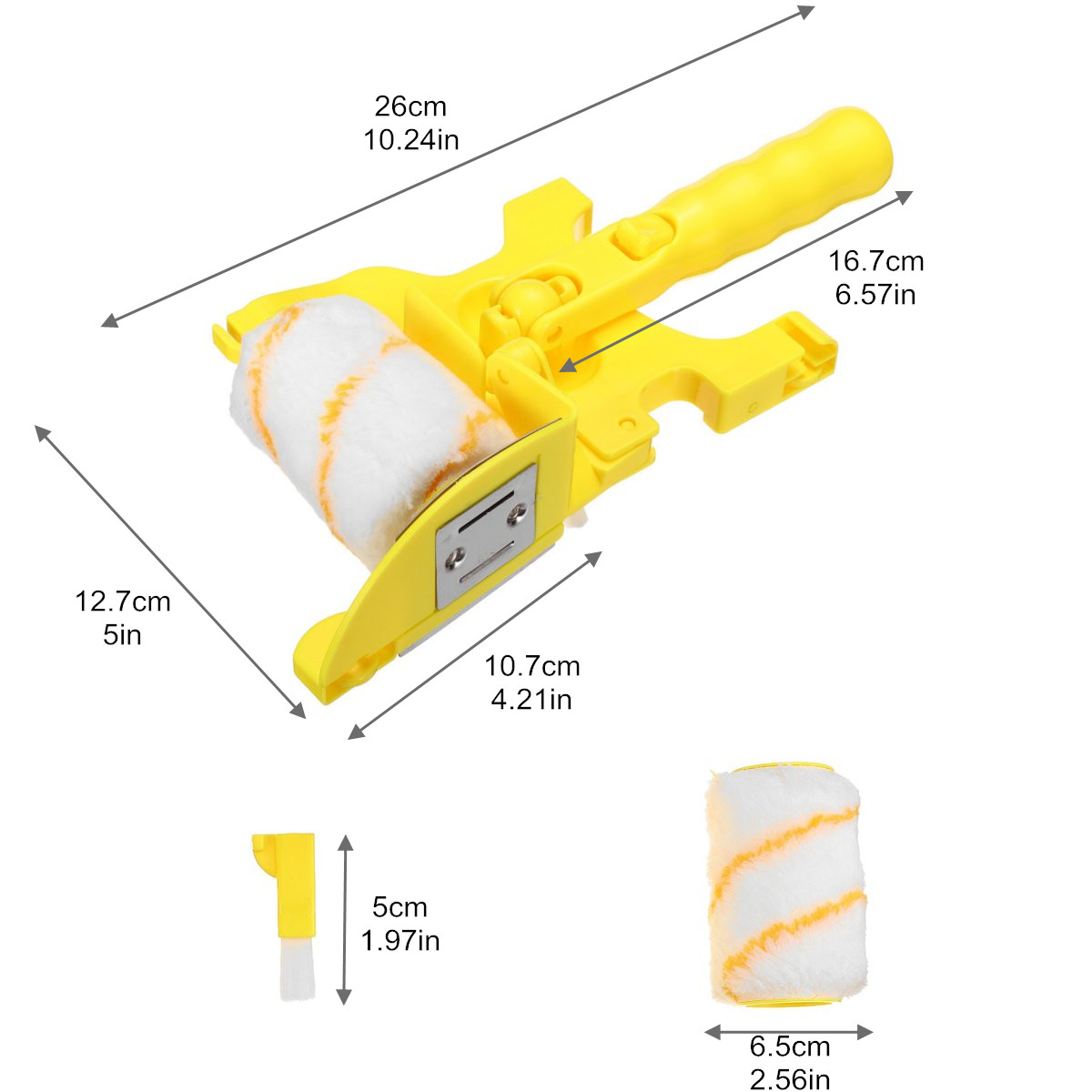 5PcsSet-Paint-Roller-Brush-Wall-Decorative-Painting-Handle-Tool-Kit-1773572-2