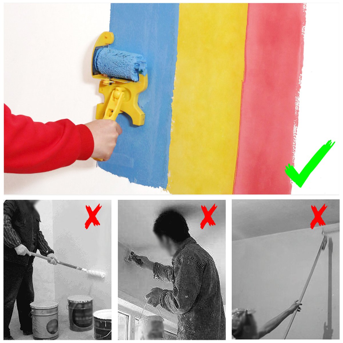 5PcsSet-Paint-Roller-Brush-Wall-Decorative-Painting-Handle-Tool-Kit-1773572-8