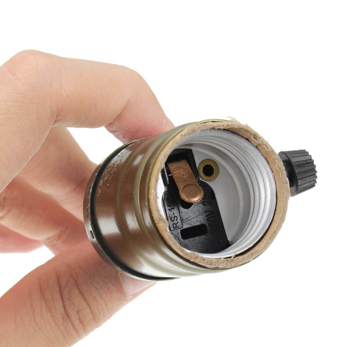 E27-4M-Vintage-Copper-Bulb-Adapter-Base-Socket-Lamp-Holder-with-Dimmer-Switch-US-Plug-1287282-5