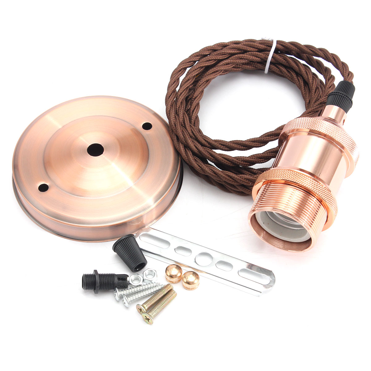 KINGSO-110V-220V-600W-Vintage-Lamp-Holder-Ceiling-Canopy-and-Copper-Socket-with-2M-Wire-1894180-15
