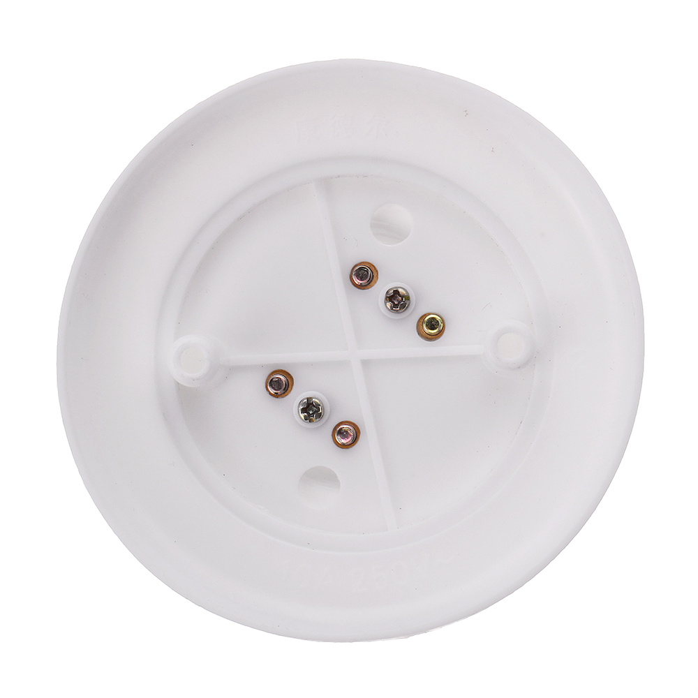 White-Engineering-Line-Zero-Plastic-Round-Hanging-Box-Ceiling-Lamp-Holder-Light-Bulb-Adapter-1593831-3