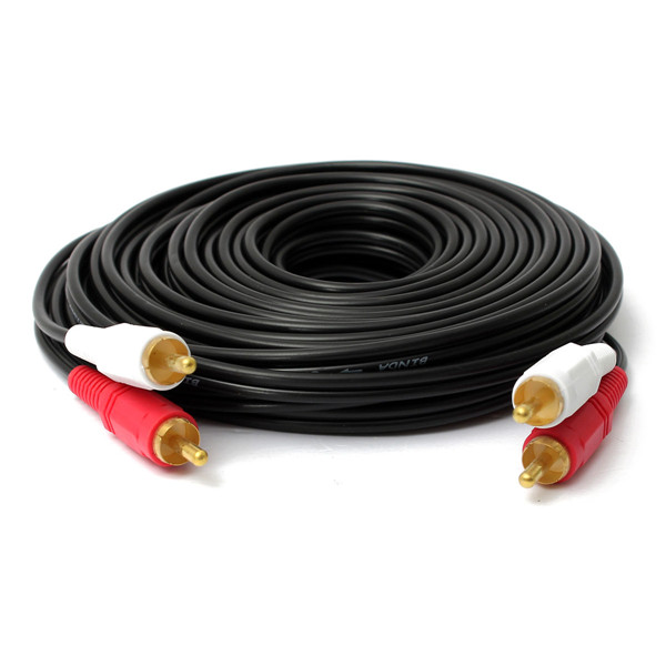 10M-33Ft-Dual-RCA-to-RCA-Audio-Video-AV-Cable-For-HDTV-DVD-VCR-Stereo-976549-2