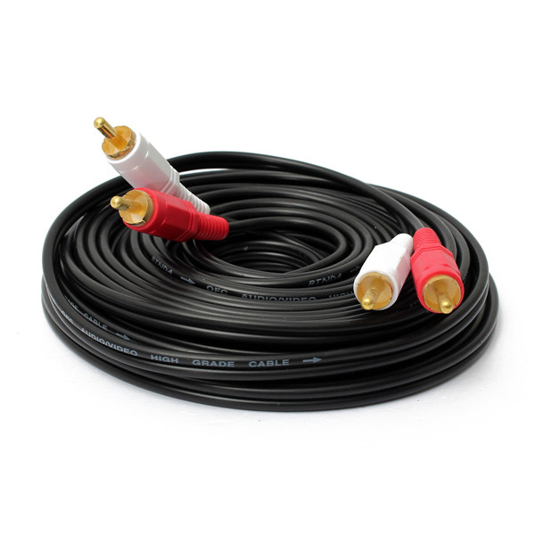 10M-33Ft-Dual-RCA-to-RCA-Audio-Video-AV-Cable-For-HDTV-DVD-VCR-Stereo-976549-3