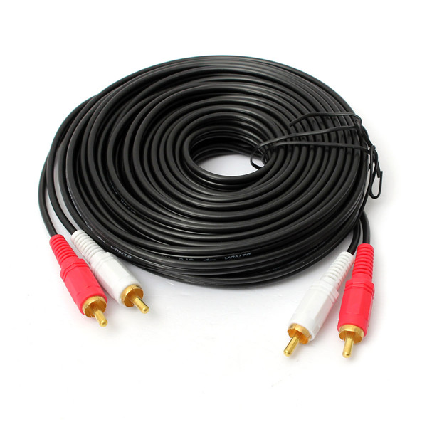 10M-33Ft-Dual-RCA-to-RCA-Audio-Video-AV-Cable-For-HDTV-DVD-VCR-Stereo-976549-5