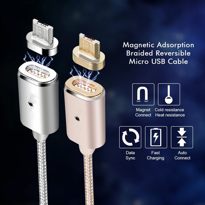 2Pcs-Bakeey-Magnetic-USB-to-Micro-USB-Cable-Fast-Charging-Data-Transmission-Cord-Line-1m-long-For-Sa-1921946-1