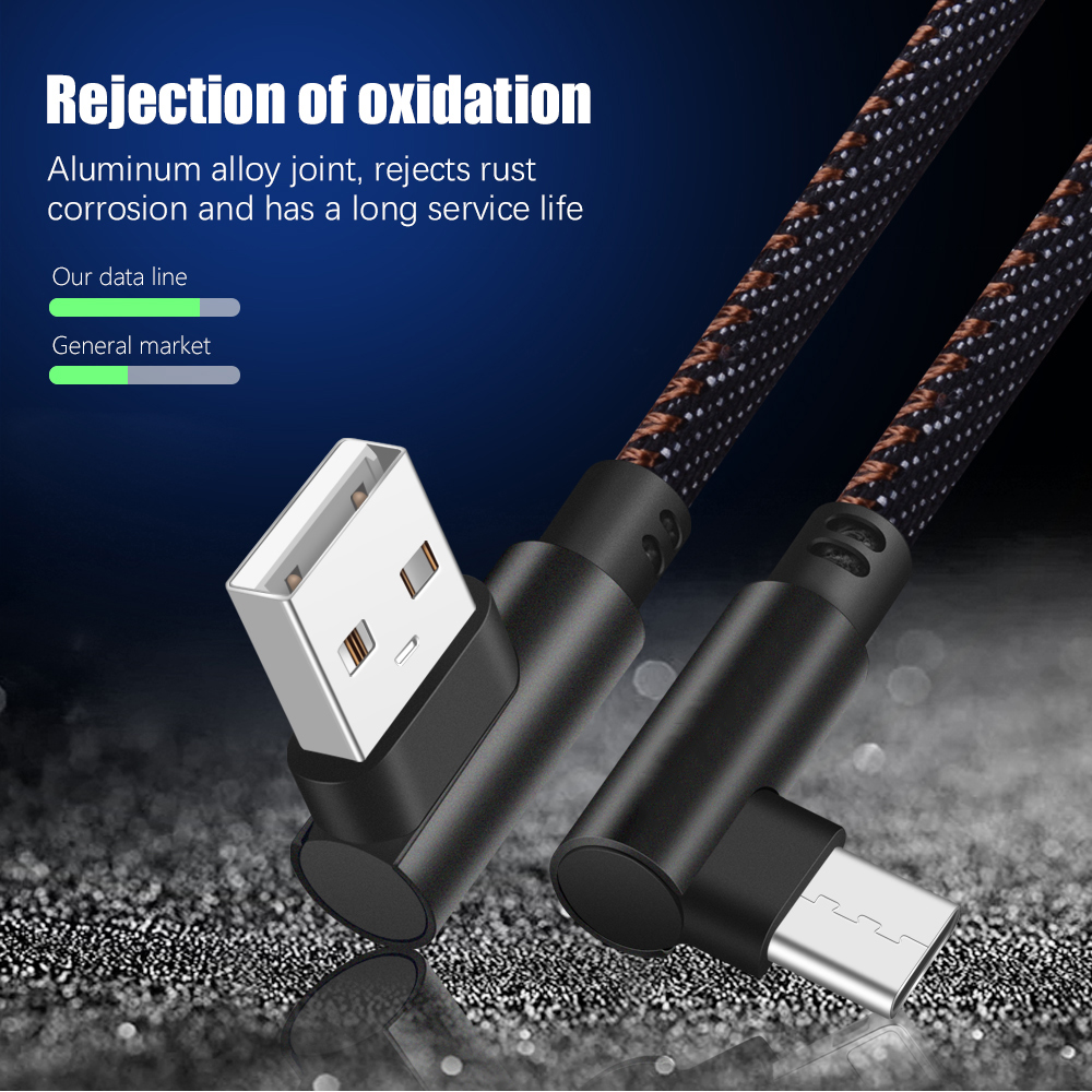 Bakeey-24A-Type-C-Micro-USB-Denim-Braided-Data-Cable-For-Mi8-Mi9-HUAWEI-P30-Pocophone-S9-S10-S10-1470845-2