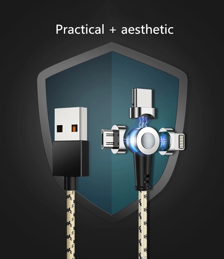 Bakeey-Type-C-Micro-USB-180deg-Rotating-Magnetic-Data-Cable-3-In-1-Fast-Charging-Line-For-Mi10-Note--1680916-8