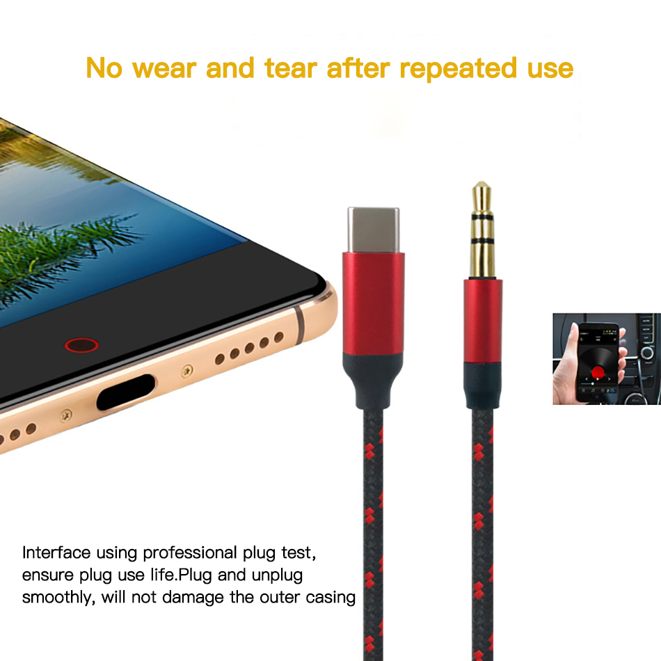 Bakeey-Type-C-to-35mm-AUX-Audio-Jack-Cable-For-Mi10-9Pro-K30-Huawei-P30-P40-1672673-3