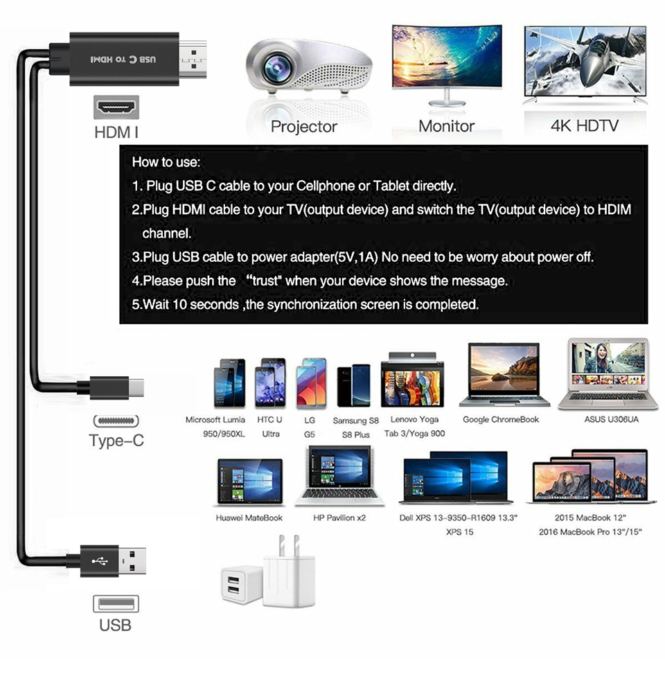 Bakeey-USB-20-Type-C-to-HDMI-With-Charging-Function-Cable-Ultra-HD-1080P-4K-Adapter-Line-For-TabletS-1911263-3