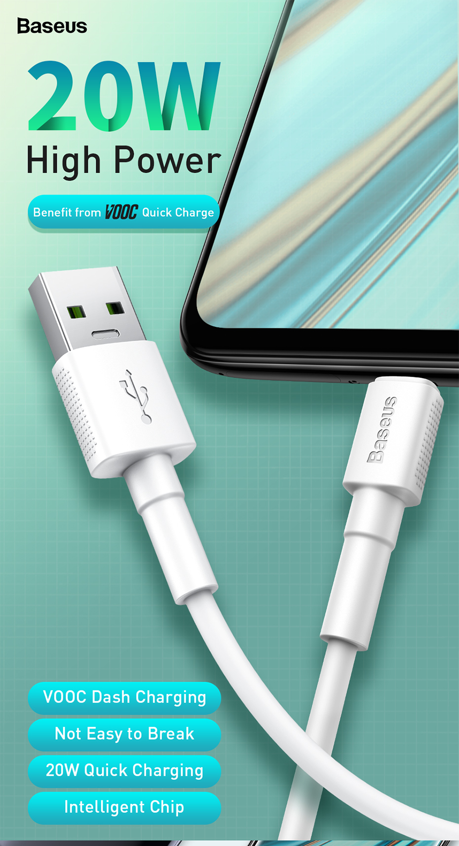 Baseus-VOOC-Dash-Charging-20w-Quick-Micro-USB-Data-Cable-for-Find-7-Series-N3-1564324-1