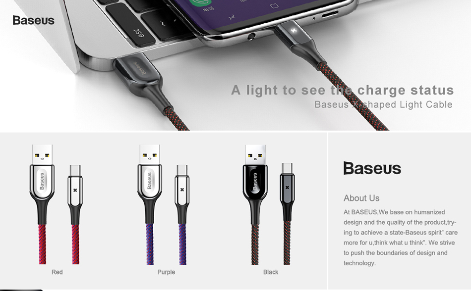 Baseus-X-type-Light-Type-C-3A-Fast-Charging-USB-C-Data-Cable-1m333ft-for-Huawei-P20-Xiaomi-Mi8-1323734-1