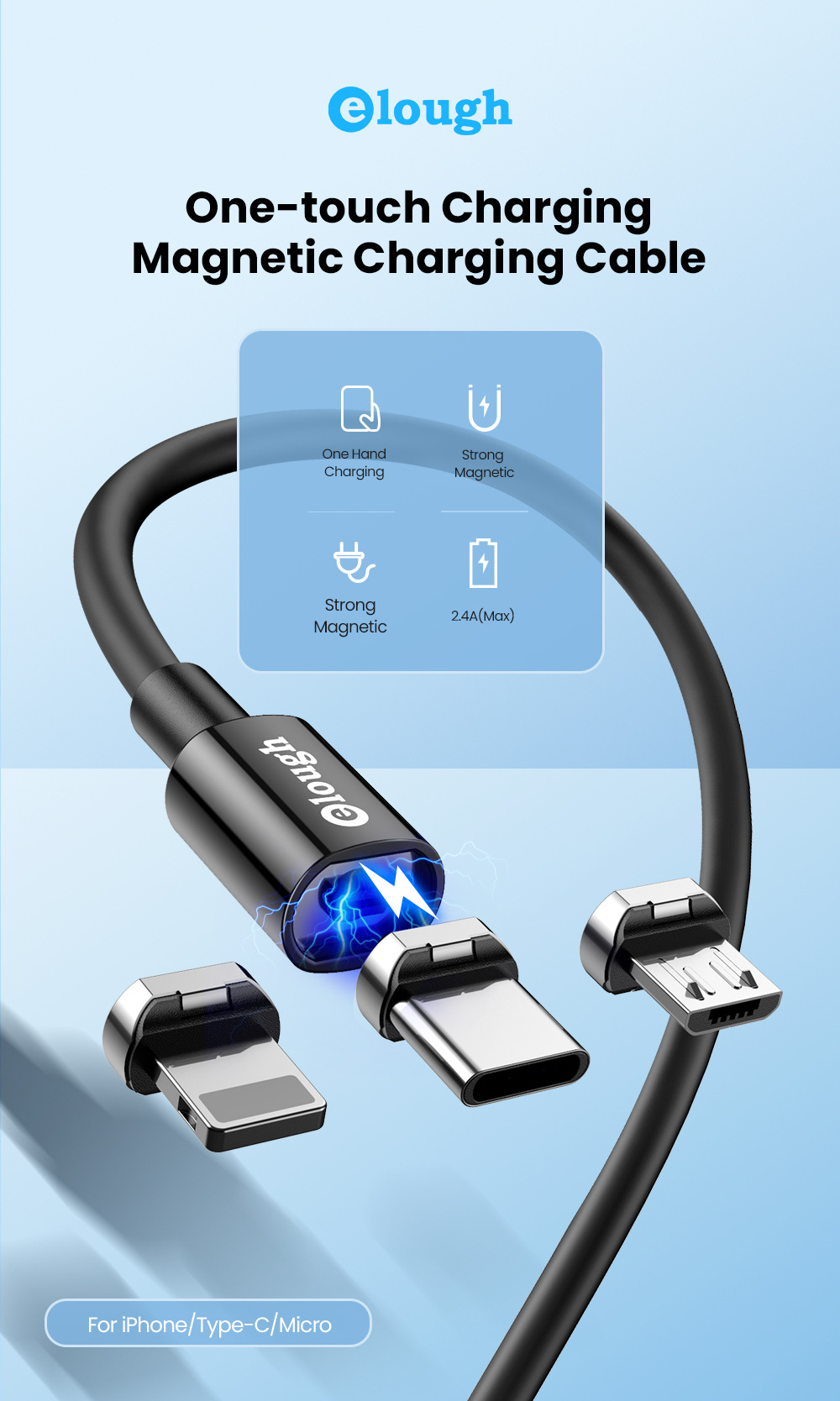 Elough-Magnetic-USB-CApple-PortMicro-USB-Plug-to-USB-A-Cable-Fast-Charging-Data-Transmission-Cord-Li-1938631-1