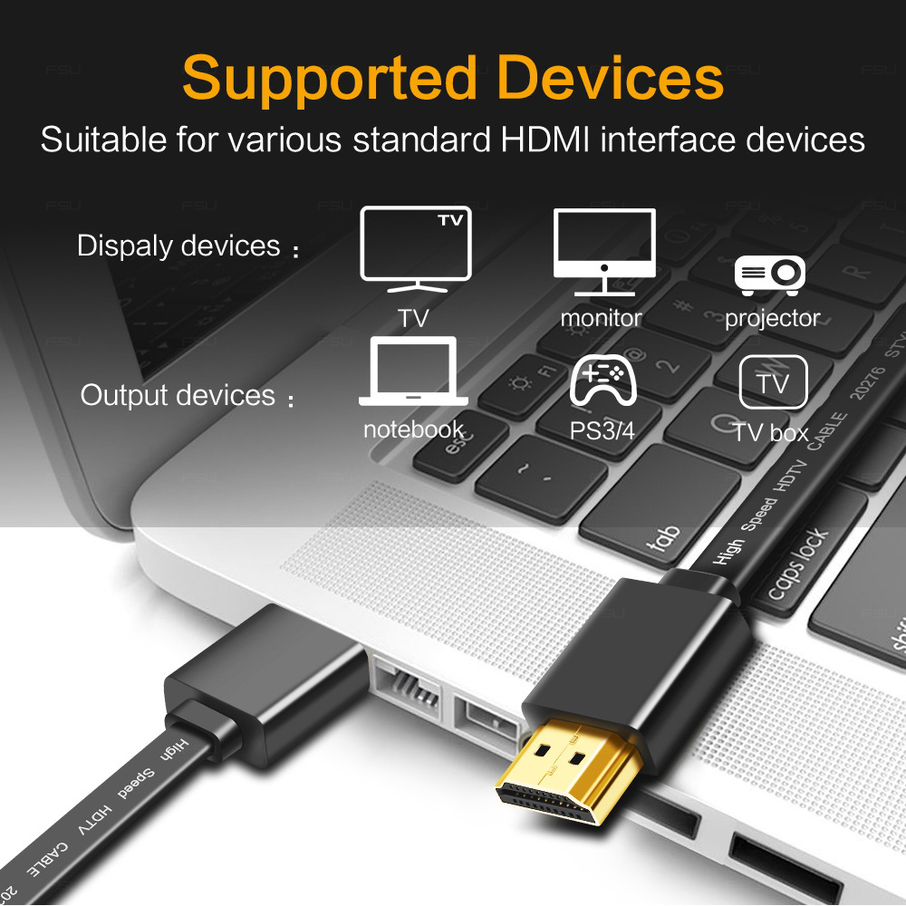 FSU-HDMI-Cable-1080P-Male-to-Male-V14-Flat-Adapter-Cable-for-HDMI-Splitter-HDTV-PC-DVD-Projector-1782316-4
