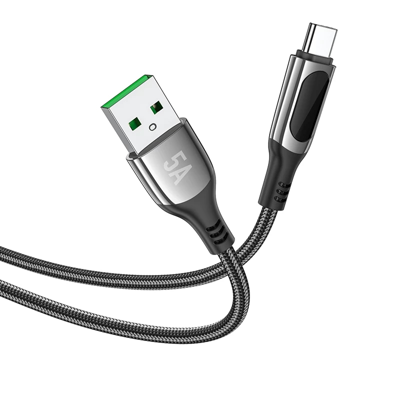 HOCO-S51-USB-to-USB-C-LED-Display-Cable-5A-USB-C-PD30-Power-Delivery-QC40-Fast-Charging-Data-Transmi-1871249-4