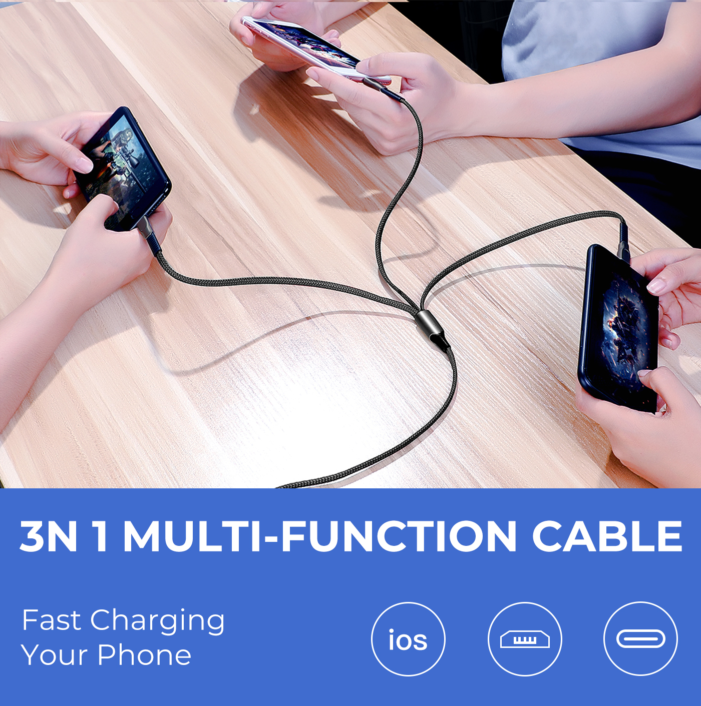 JOYROOM-3-In-1-USB-To-USB-CMicro-USBApple-Port-Cable-Fast-Charging-Data-Transmission-Cord-Line-13m-l-1942211-1