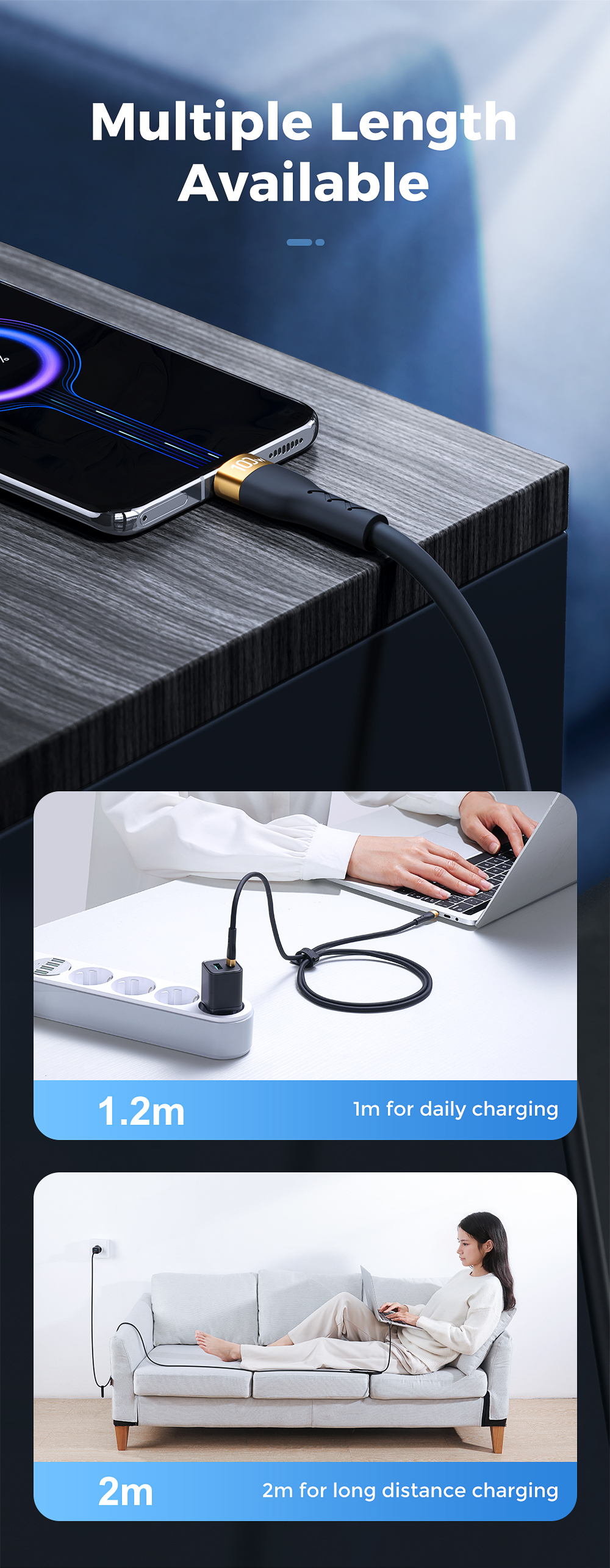 Joyroom-PD-100W-USB-C-to-USB-C-Cable-Fast-Charging-Data-Transmission-Cord-Line-1M2M-long-For-Xiaomi--1941085-11