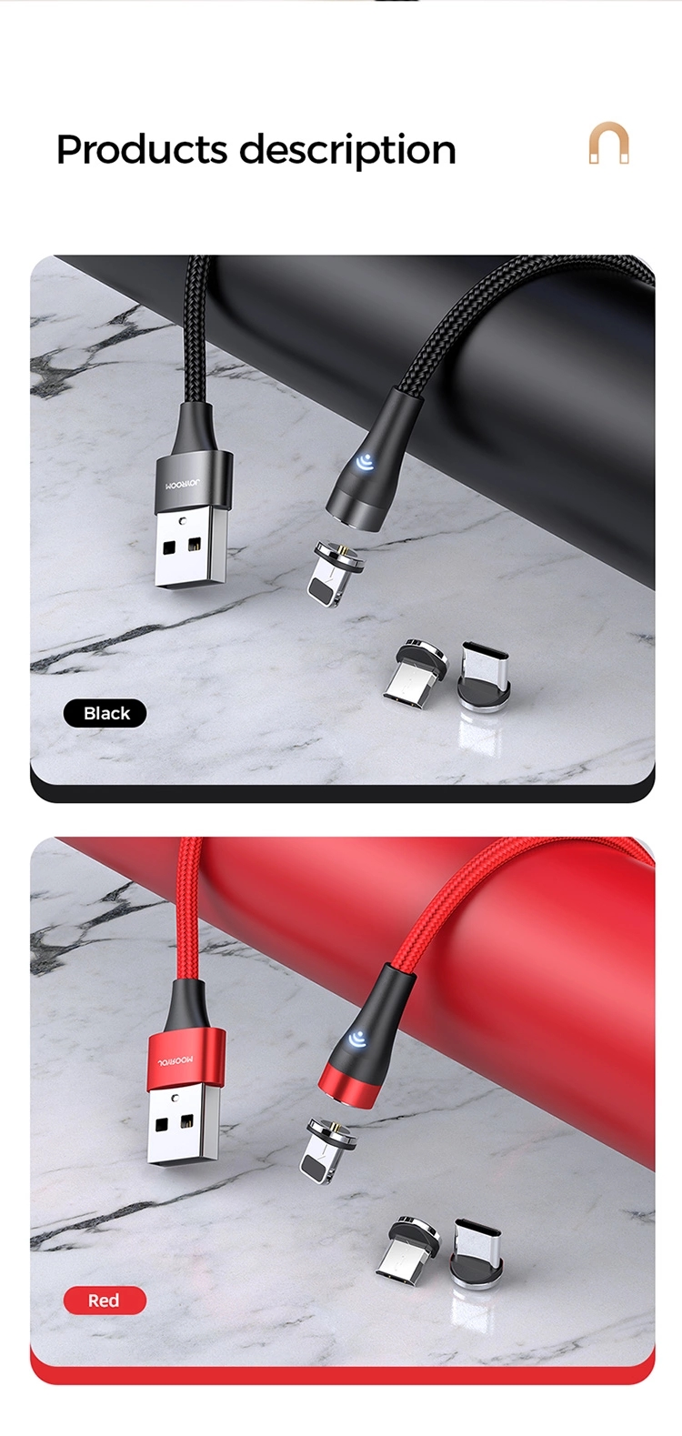 Joyroom-Type-C-Micro-USB-21A-360-Degrees-LED-Indicator-Fast-Charging--Magnetic-Data-Cable-For-Huawei-1654234-9