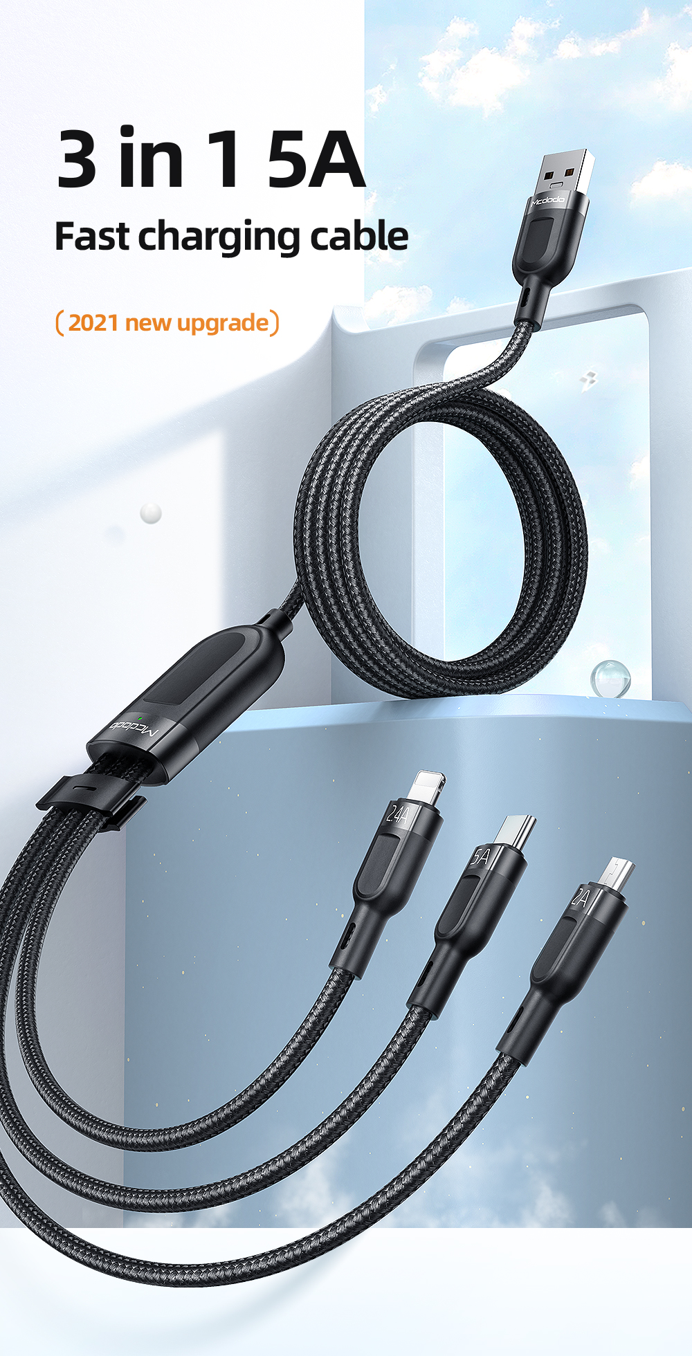 MCDODO-3-In-1-5A-USB-A-to-USB-C--Micro-USB--Apple-Port-Fast-Charging-Data-Transmission-Cord-Line-1m--1843311-1