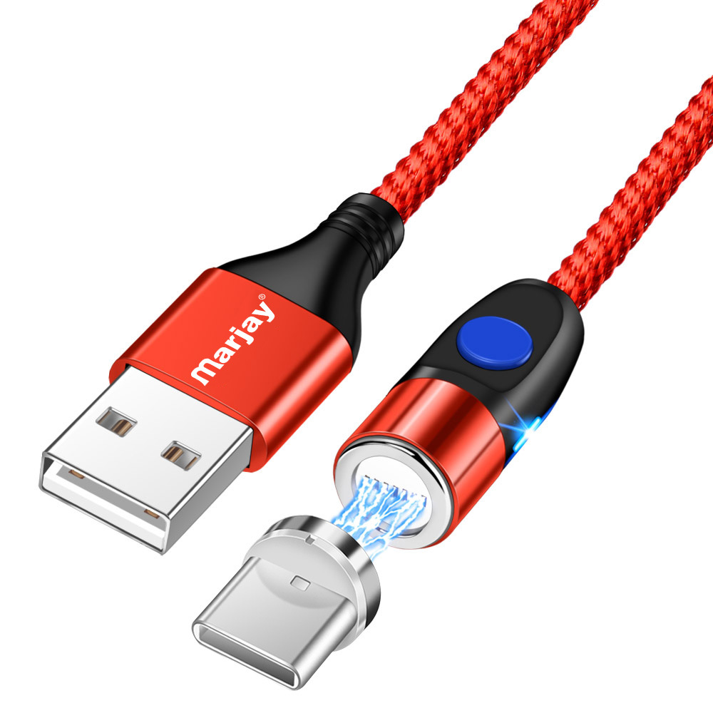 Marjay-3A-3-In-1-Magnetic-Data-Cable-USB-Type-C-Micro-USB-LED-Indicator-Fast-Charging-Line-For-Mi10--1699397-8