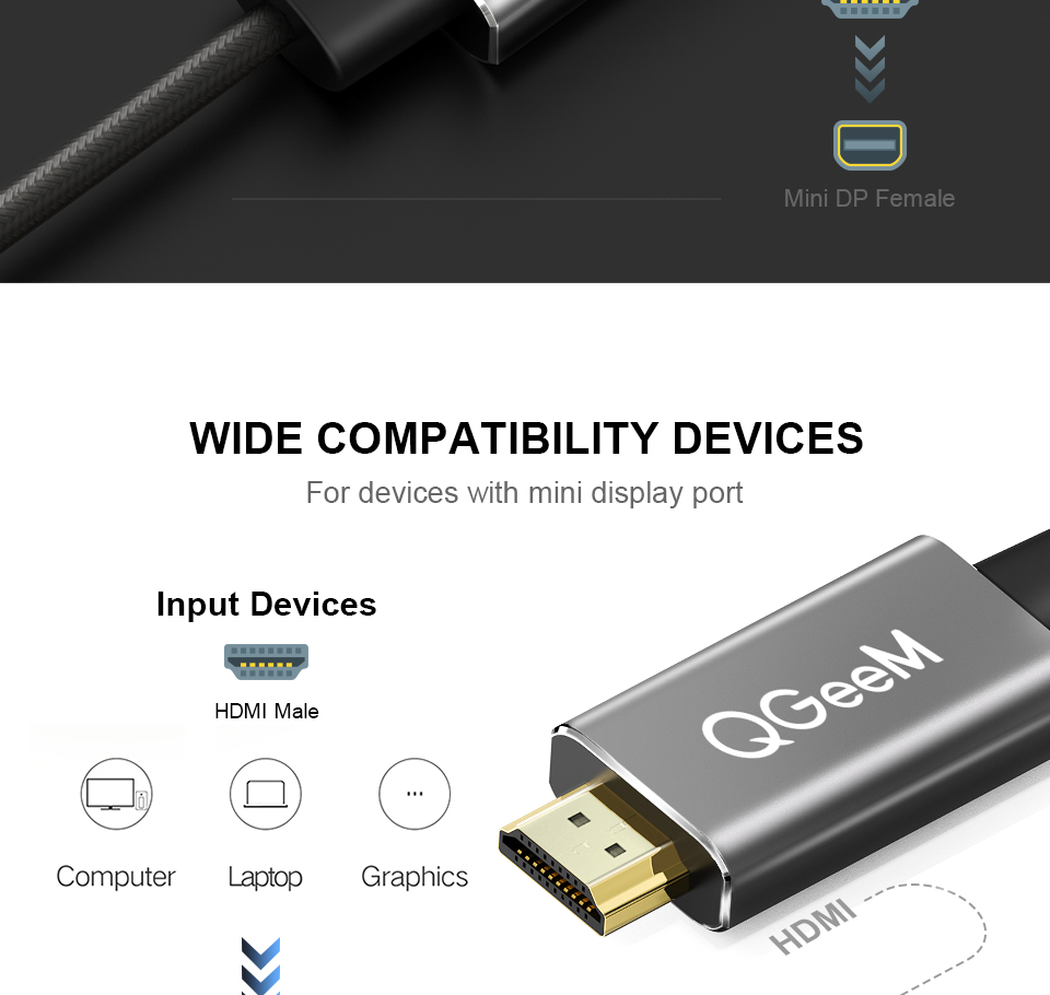 QGEEM-QG-HD02-HDMI-to-Mini-DisplayPort-Converter-Adapter-Cable-4K-x-2K-HDMI-to-Mini-DP-Video-Cable-F-1727278-2