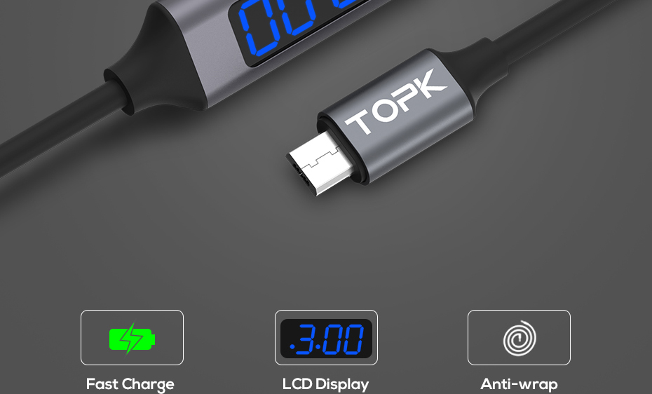TOPK-3A-Micro-USB-LCD-Display-Fast-Charging-Data-Cable-328ft1m-for-Honor-8X-Note-5-1364878-2