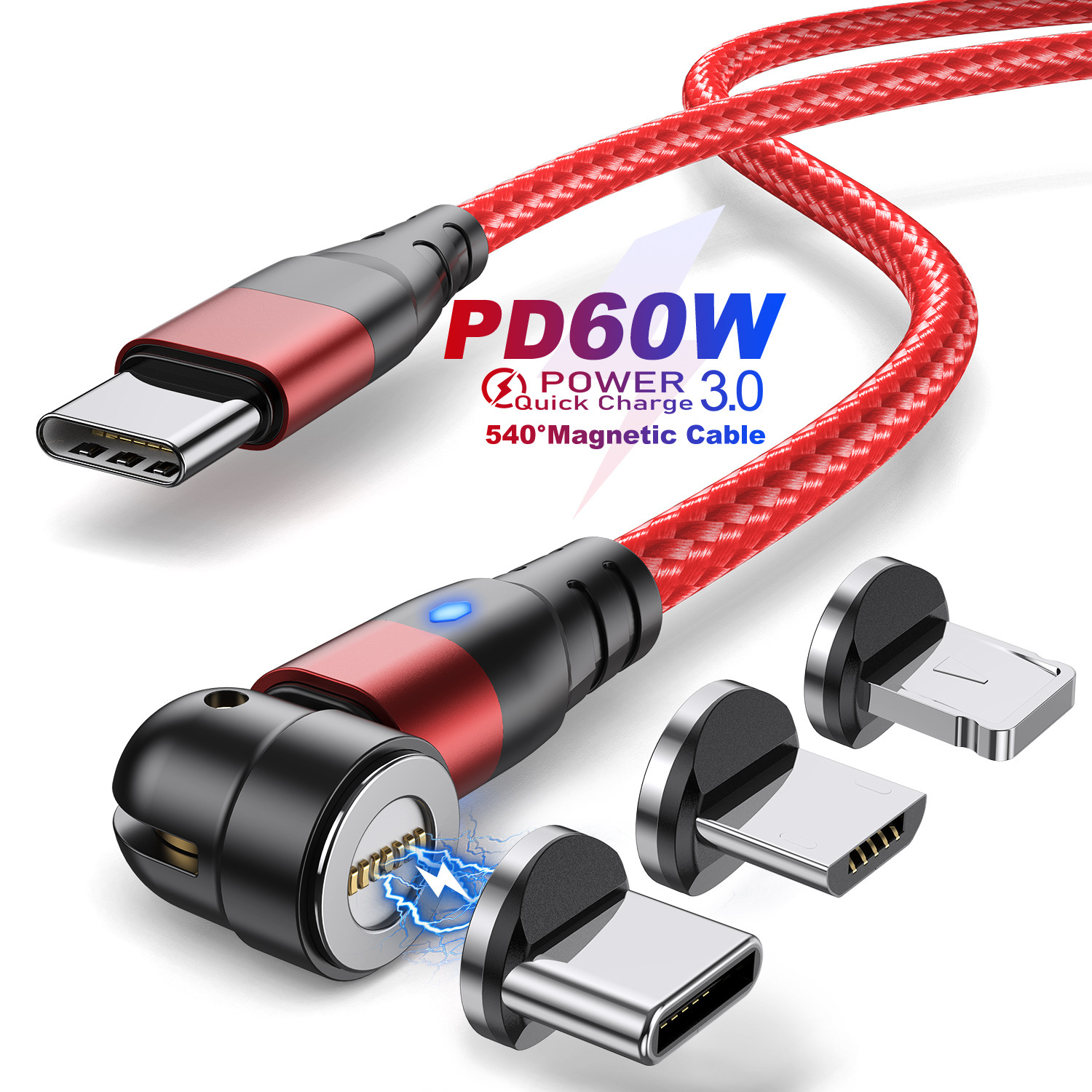 Uslion-PD-60W-Magnetic-USB-C-to-USB-C-Cable-PD30-Power-Delivery-QC40-Fast-Charging-Data-Transmission-1880344-8