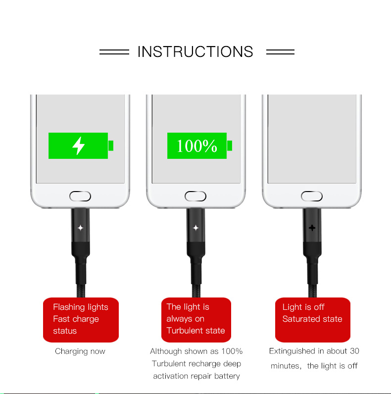 Yesido-CA28-LED-Smart-Power-Off-USB-Type-C-Cable-Fast-Charging-Data-Cable-For-Samsung-S10-S9-Huawei--1643507-7