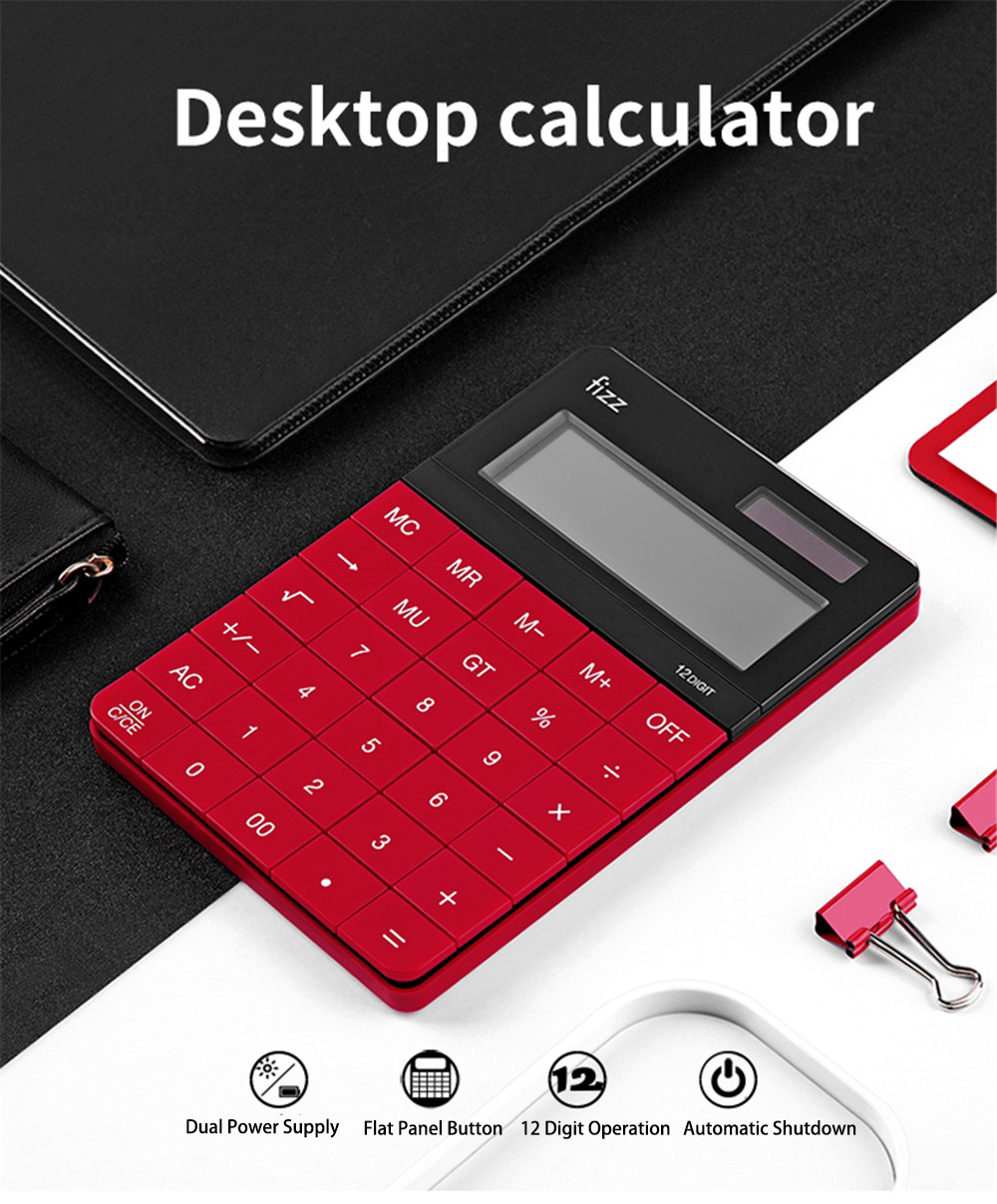 XM-Fizz-FZ66806-Calculator-Double-Power-Desk-Calculator-12-Digit-Large-Display-Panel-Button-Calculat-1727032-1