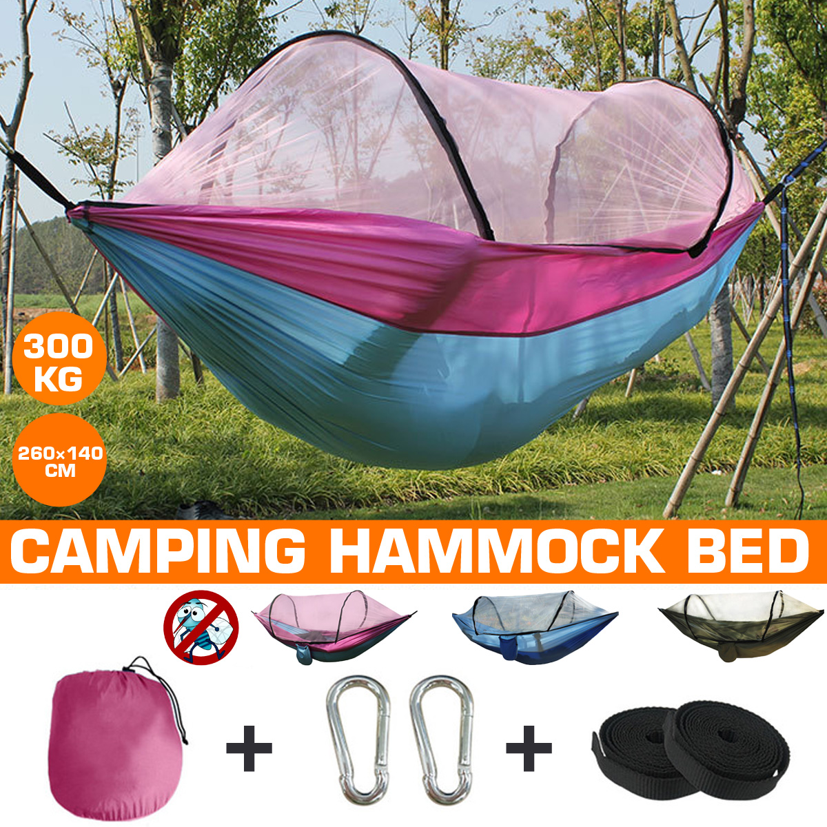 1-2-People-Camping-Hammock-with-Mosquito-Net-Lightweight-Hanging-Bed-Beach-Travel-Max-Load-300kg-1697049-1