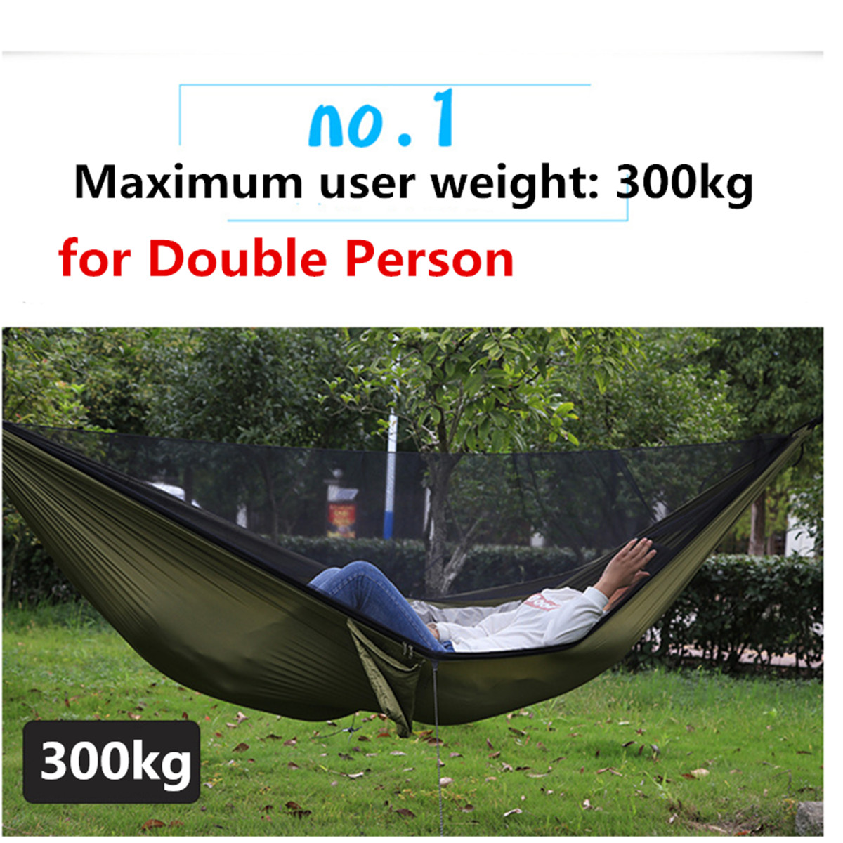 1-2-Person-Portable-Outdoor-Camping-Hammock-with-Mosquito-Net-High-Strength-Parachute-Fabric-Hanging-1508794-3
