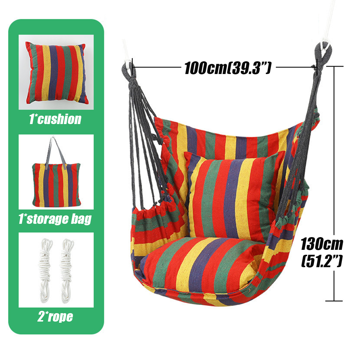 130x100cm-Hammock-Chair-Hanging-Seat-Swing-Chair-Camping-Travel-Garden-Max-Load-250kg-1731953-2
