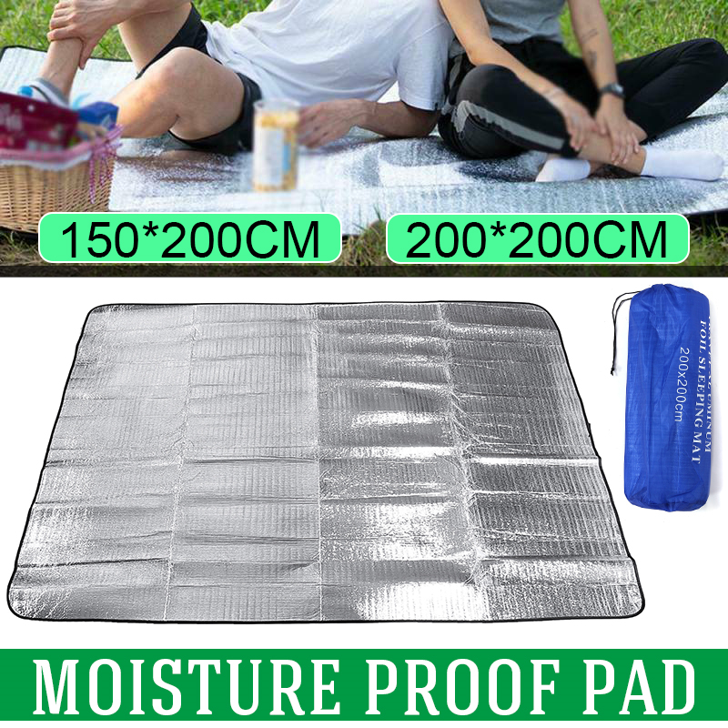 200x200CM-Aluminum-Foil-Sleeping-Pad-Picnic-Mat-for-Outdoor-Camping-Hiking-Traveling-1549494-1
