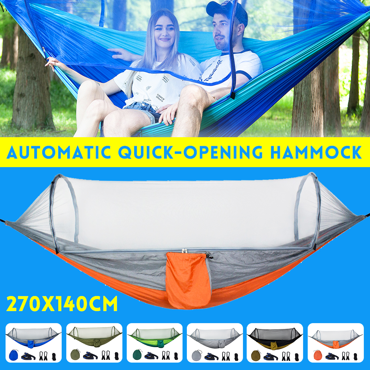 210T-Nylon-Hammock-Ourdoor-Camping-Travel-Hanging-Bed-With-Mosquito-Net-1627391-1