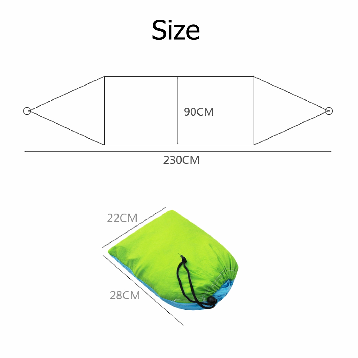 230X90CM-210T-Nylon-Hammock-Camping-Hammock-Swing-Portable-Parachute-For-Adults-Outdoor-Hammock-1531239-2