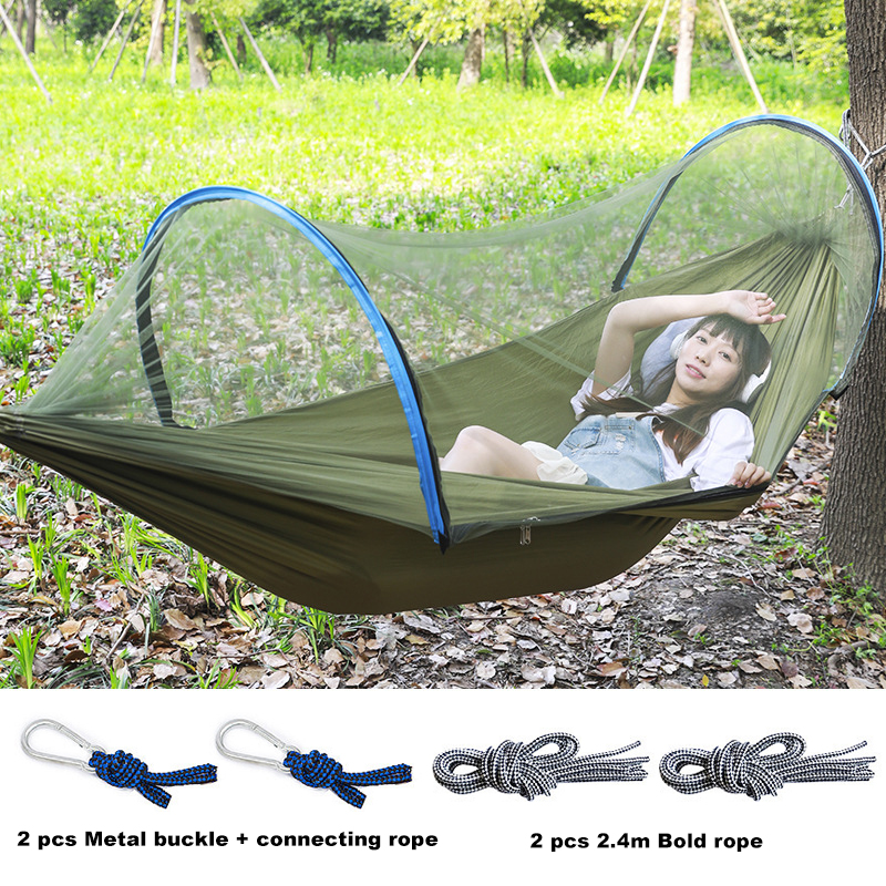 260x150cm-Outdoor-Double-Hammock-Hanging-Swing-Bed-With-Mosquito-Net-Camping-Hiking-1529750-8