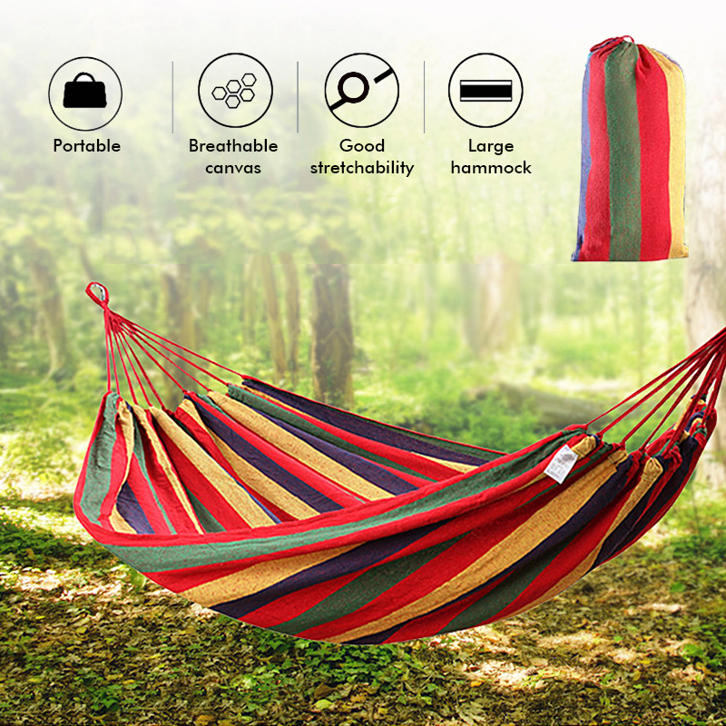 280times100cm-Outdoor-2-People-Double-Hammock-Portable-Camping-Parachute-Hanging-Swing-Bed-Max-Load--1427117-1