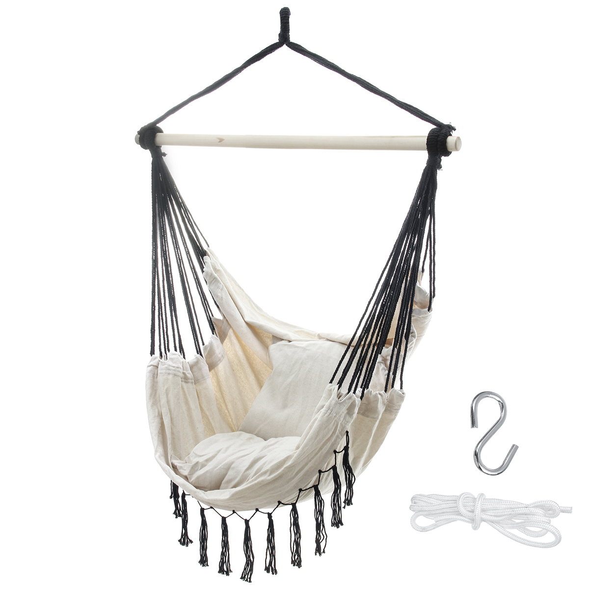 394x512inch-Hammock-Chair-Double-People-Hanging-Swinging-Garden-Swinging-Chair-Camping-Travel-Beach-1742289-6