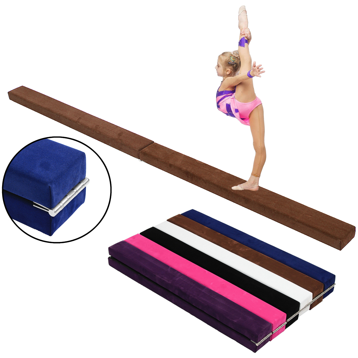 48x39x22inch-Kids-Folding-Balance-Beam-Gymnastics-Mat-Training-Pad-Sports-Protective-Gear-1285034-1