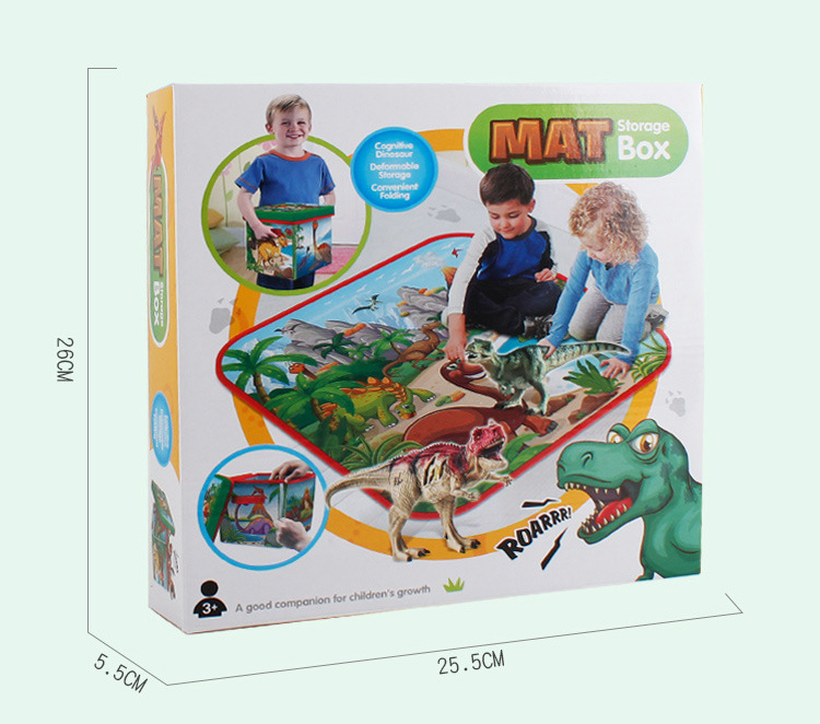 72x72cm-Children-Cartoon-Play-Mat6-Dinosaur-Toy-Square-Folding-Box-Camping-Mat-Kid-Toddler-Crawling--1636027-10