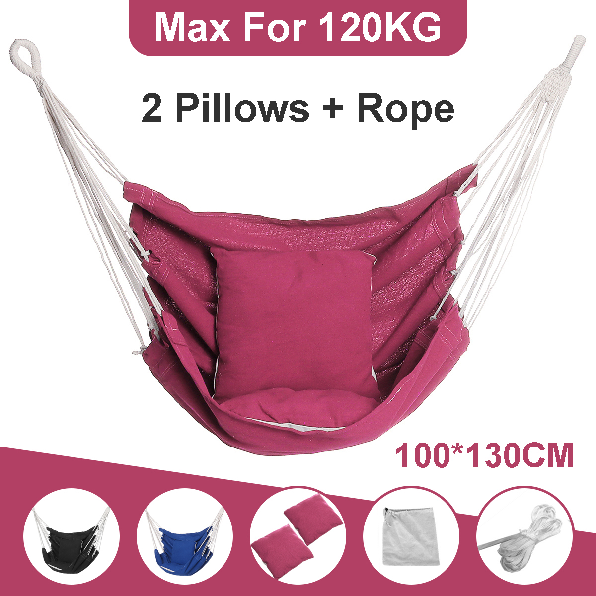 Camping-Hammock-Chair-Swing-Seat-Indoor-Outdoor-Folding-Hanging-Chair-with-Ropes-Pillow-1711690-1