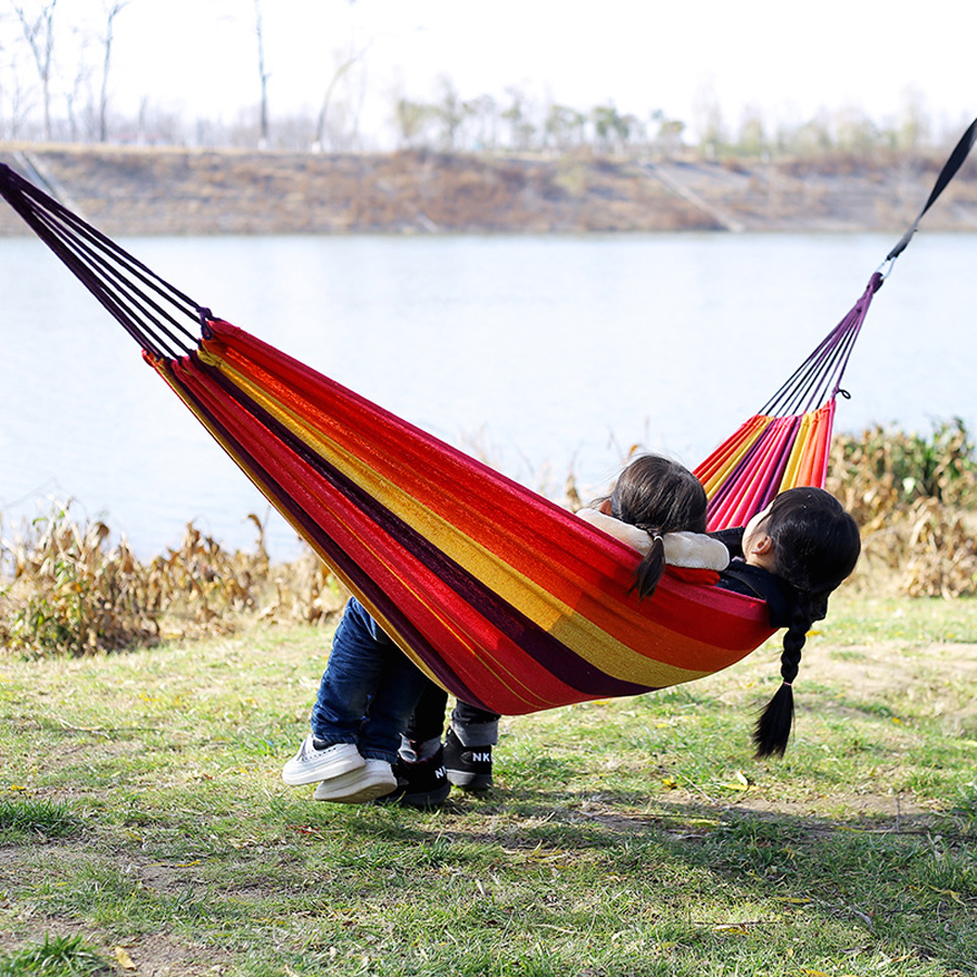 Canvas-Swing-Hammock-Leisure-Hanging-Bed-Outdoor-Garden-Travel-1711684-6